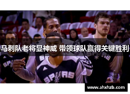 马刺队老将显神威 带领球队赢得关键胜利